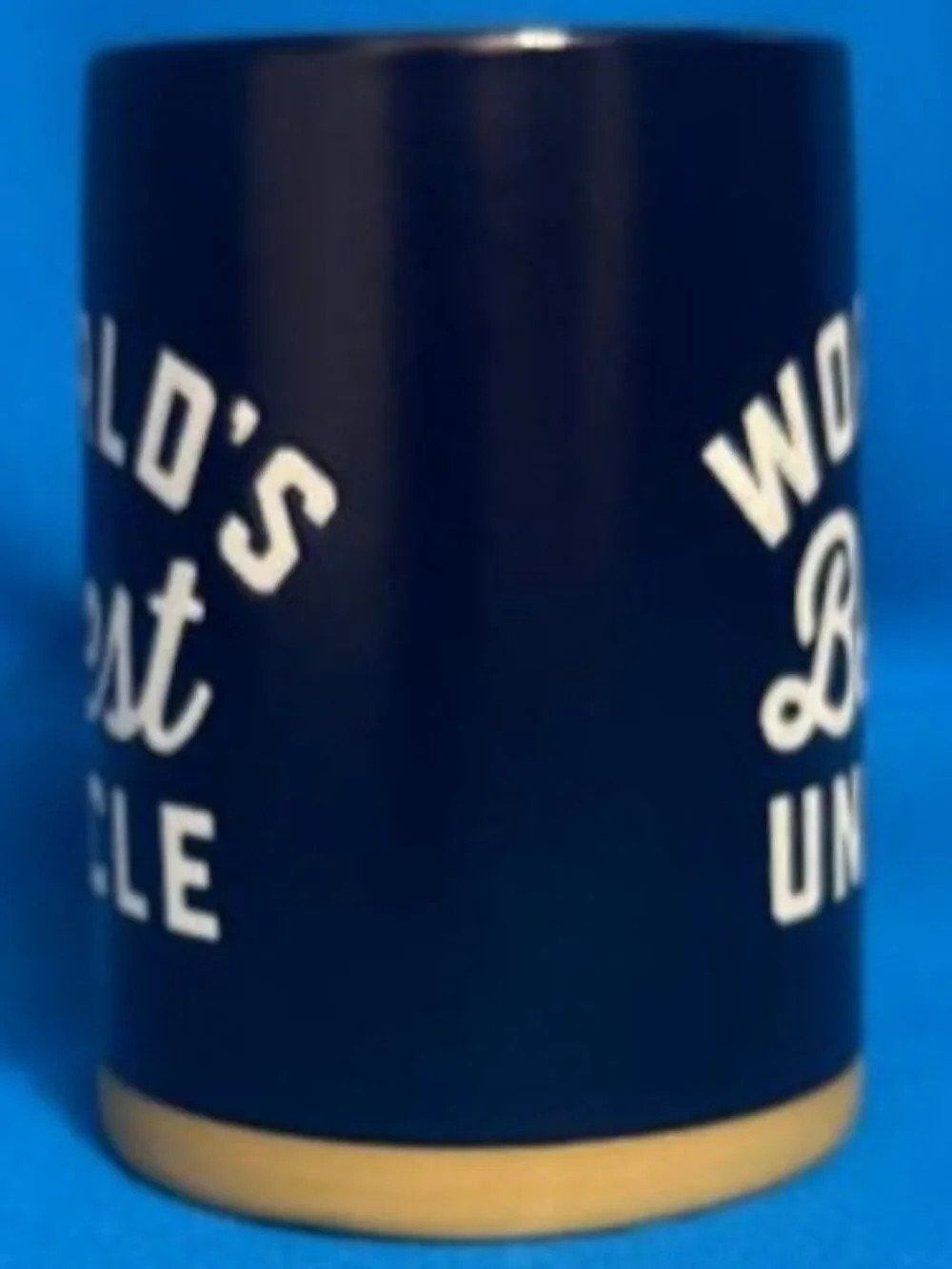 NEW ~ NWT & GREAT GIFT ~ WORLD'S BEST UNCLE MUG / CUP WITH # 1 UNCLE GIFT TAG